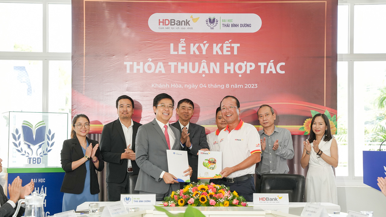 Thai Binh Duong University and HDBank Forge a Collaboration to Cultivate High-Quality Human Resources.