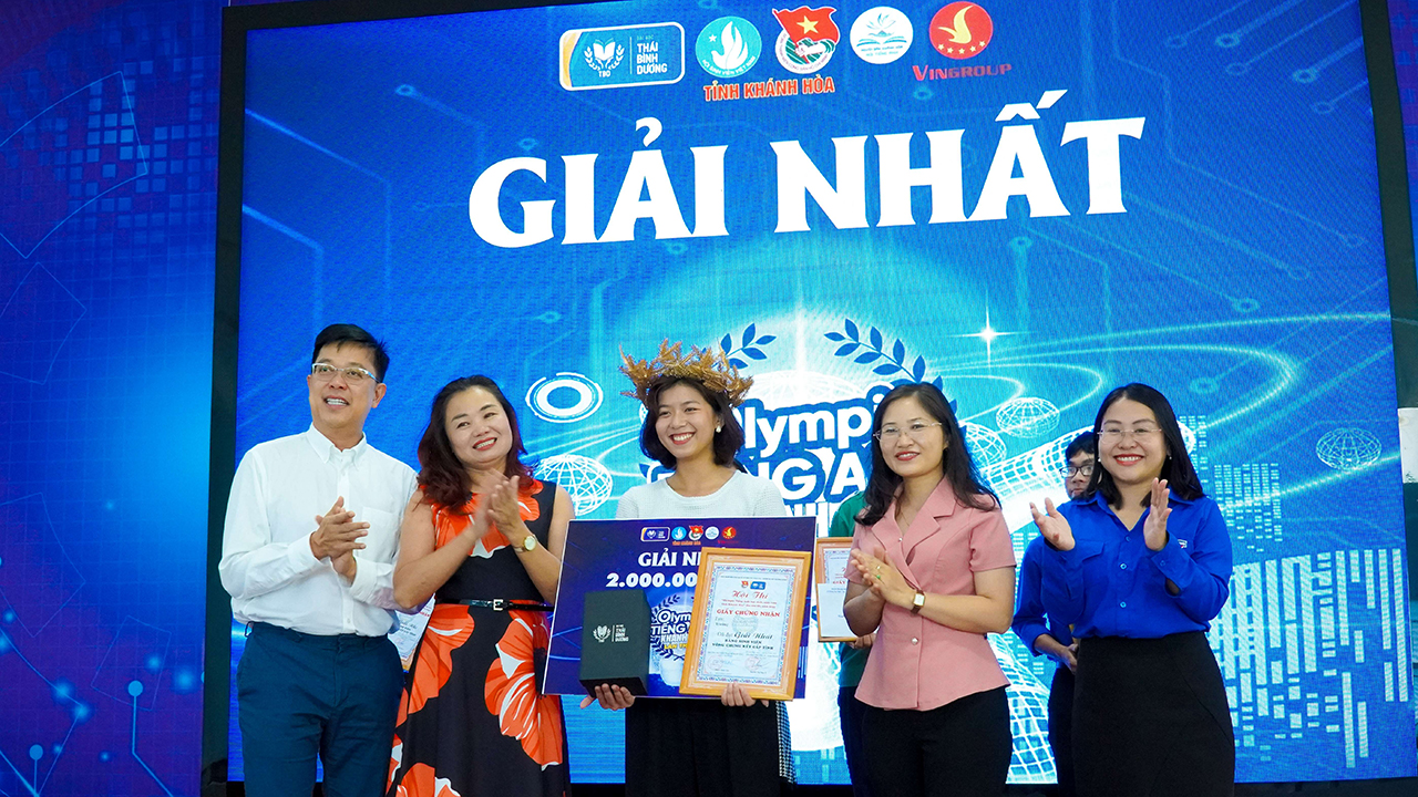 game cá cược the thao
 giành giải Nhất và giải Ba Olympic tiếng Anh Khánh Hòa