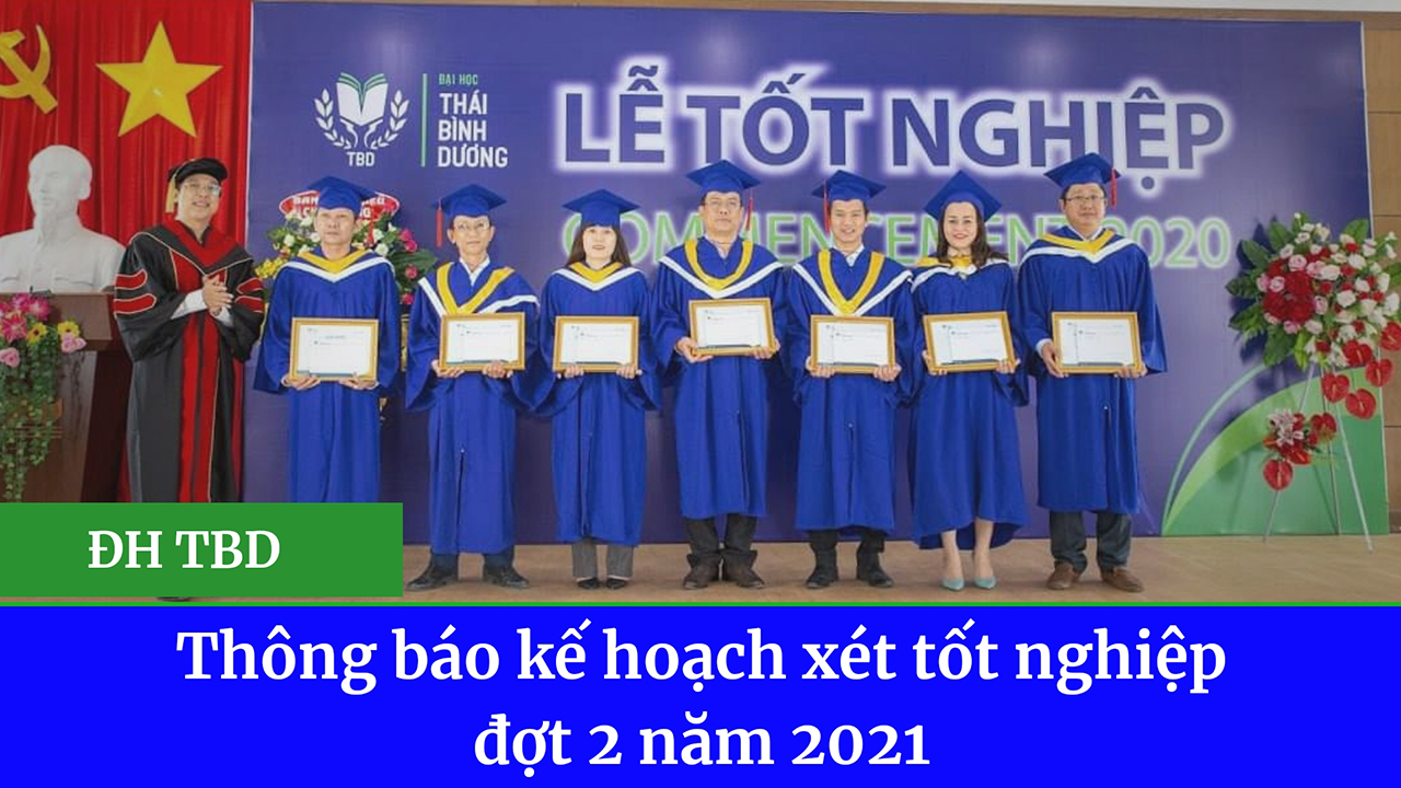 Thông báo kế hoạch xét tốt nghiệp đợt 2 năm 2021