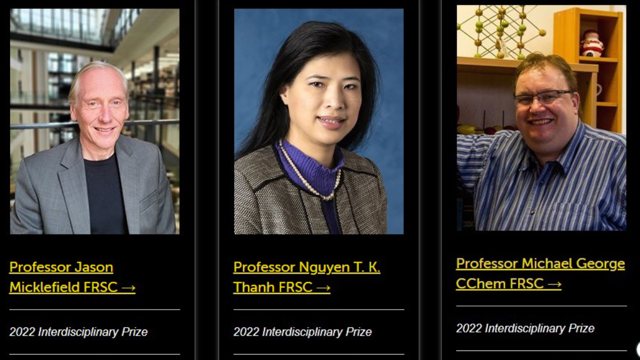Giáo sư gốc Việt được Hiệp hội Hóa học Hoàng gia Anh vinh danh